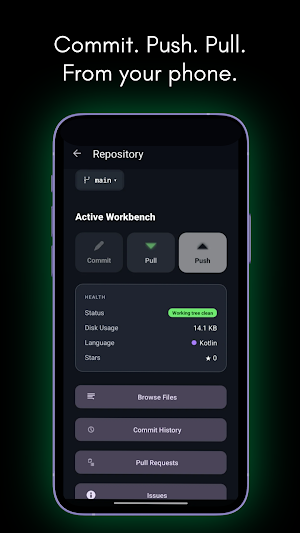 GitPocket - GitHub Client Screenshot 1