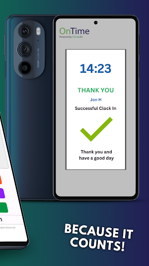 ClockedIn Mobile Screenshot 1