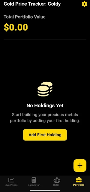 Goldy: Gold & Silver Tracker Screenshot 3