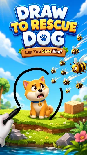 Draw to Rescue Dog Screenshot 0
