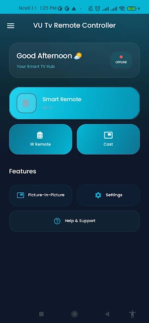 VU TV Remote Controller Screenshot 2