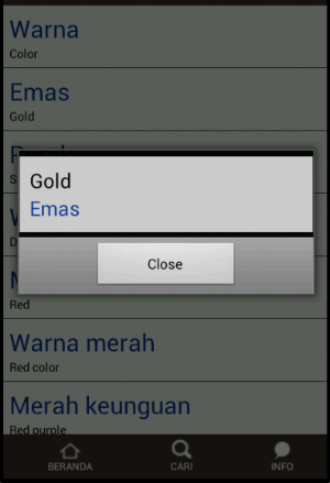 INDONESIA - Word Dictionary Screenshot 3
