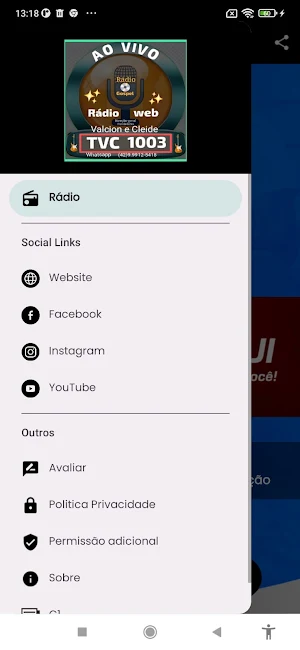 Rádio Web Tvc Screenshot 1