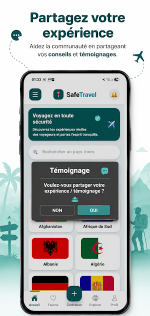 SafeTravel Screenshot 2