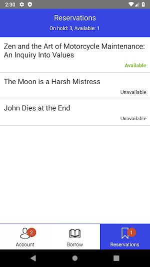 Inverell Shire Public Library Screenshot 2
