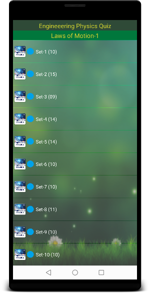 Engineering Physics Quiz Screenshot 1