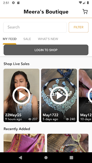 Meera's Boutique Screenshot 1