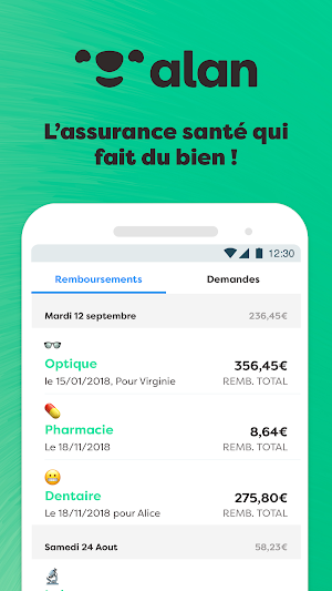Alan : l’assurance santé qui fait du bien Screenshot 0