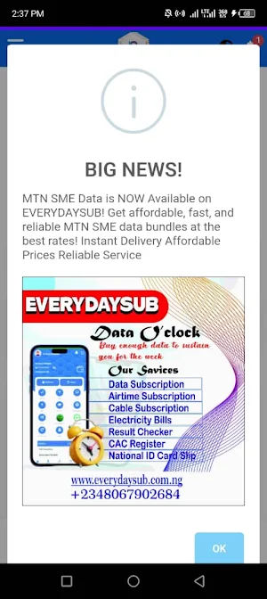 Everydaysub – Cheap Data Screenshot 0