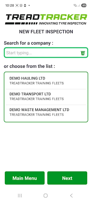TreadTracker Screenshot 1