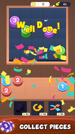 Number Stack: Coin Puzzle Screenshot 2
