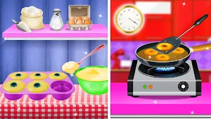 Bakery Chef & Cashier Manager: Cooking Cream Cake Screenshot 1
