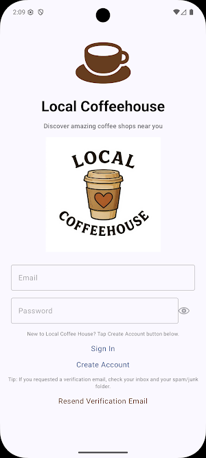 Local Coffee House Customer Screenshot 0