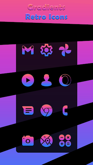 Gradients - Retro Icons Screenshot 0