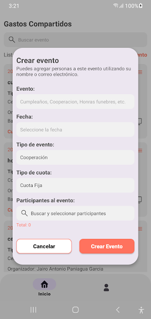 Gastos Compartidos Screenshot 3