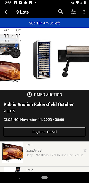 Public Auction Bakersfield Screenshot 1