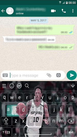 Demar Derozan Keyboard NBA The Screenshot 0