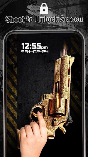 Revolver Fire lock Screen Screenshot 2