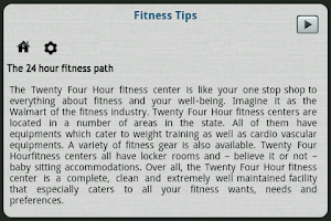Fitness Tips Screenshot 3