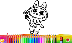 Labubu Coloring Game Screenshot 0