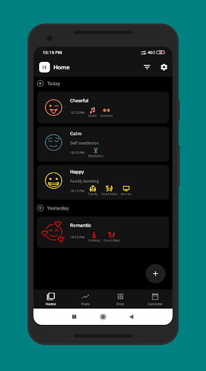 iDaily Mood - Mood and Activity Tracker Screenshot 1