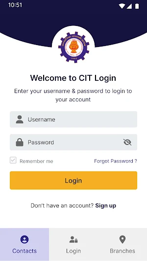 CIT Smart Mobile App Screenshot 1