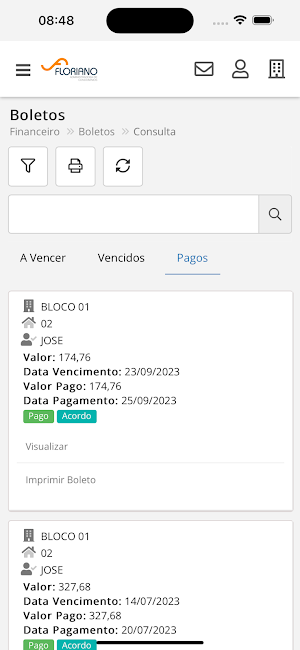 Floriano Administradora Screenshot 3