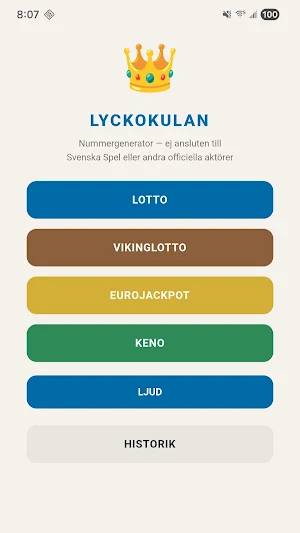 Lyckokulan - Svenska Lotto Screenshot 0