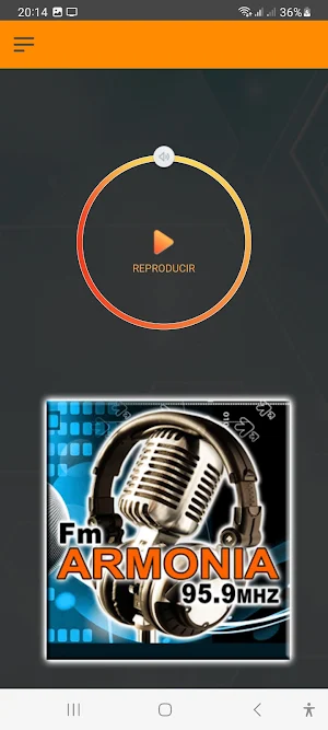 Armonía Fm Montecarlo Screenshot 2