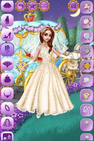 Cinderella Wedding Dress Up Screenshot 1