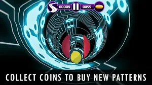 VR Color Tunnel Racing 3D - Infinite Dash & Rush Screenshot 2