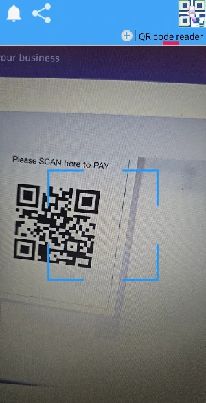 Fast QR code reader Screenshot 1