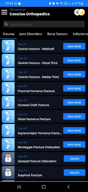 Concise Orthopedics Screenshot 0