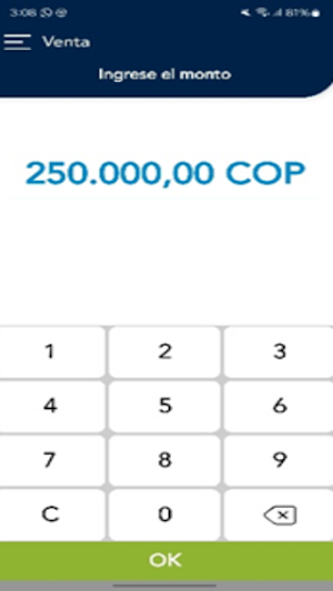 Banco Occidente POS Screenshot 2