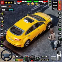 Taxi Car Game Driving Sim 3D