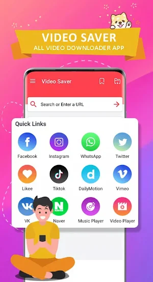 वीडियो डाउनलोड करने वाला ऐप्स Screenshot 1
