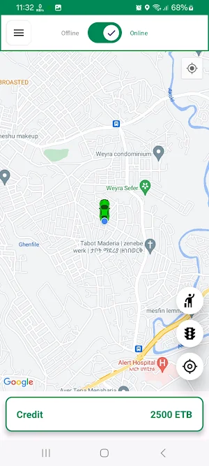 Green Ride Driver Screenshot 2