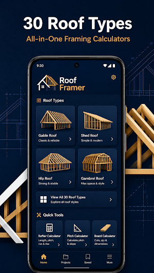 Roofing Framing Calculator Screenshot 0