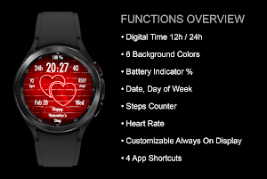 EY31 Valentine's WatchFace Screenshot 2