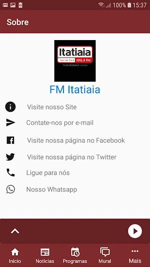 Rádio Itatiaia JF Screenshot 3
