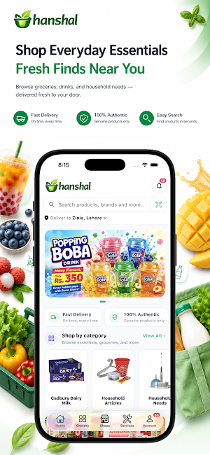 Hanshal: Grocery & Restaurants Screenshot 0