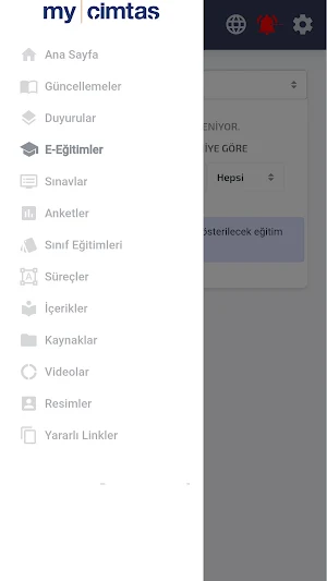 My Çimtaş Portal Screenshot 3