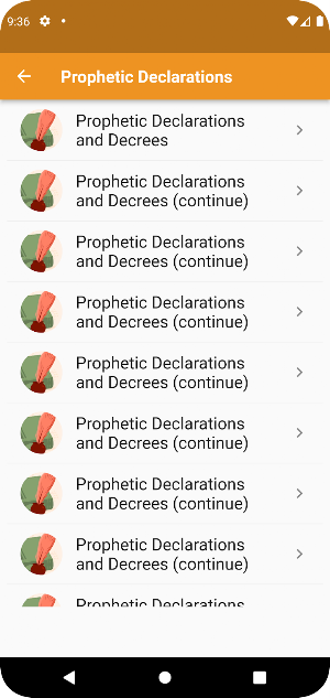 Prophetic Declarations Screenshot 1