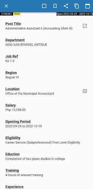 Philippines Gov Jobs Screenshot 1
