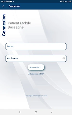 Patient Mobile Bassatine Screenshot 1