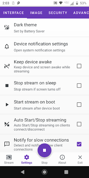 Mobile Screen Stream For Web Screenshot 3