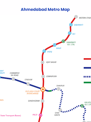 AhmedabadMetroMap Screenshot 2