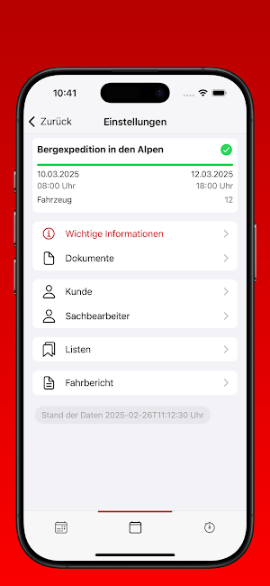 TourDriver Mobile Screenshot 1