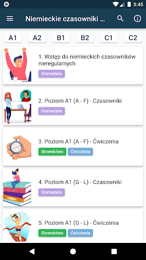 Niemieckie czasowniki Screenshot 0