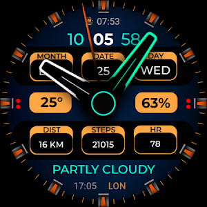 Watch Face WF123 Screenshot 2